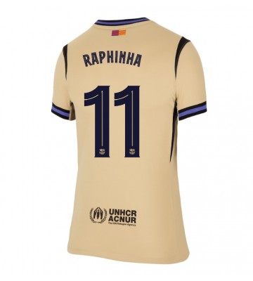 Lacne Ženy Futbalové dres Barcelona Raphinha Belloli #11 2025-26 Krátky Rukáv - Preč